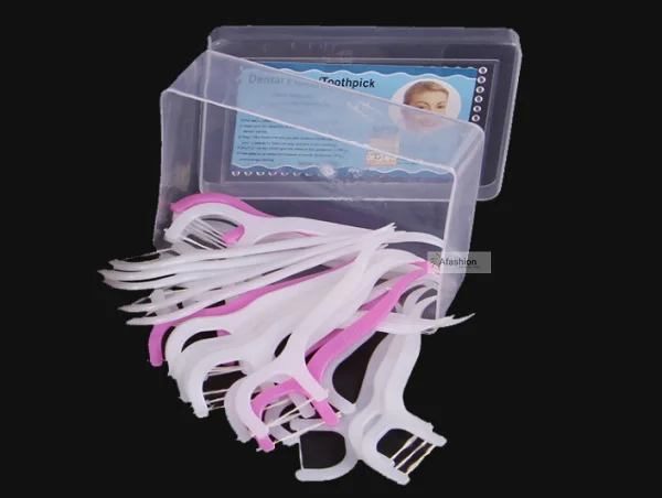 30pcs Clean and sanitary Dental Floss Disposable Safety Toothpick Teeth Clean Oral Health Care tools