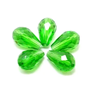 Cam boncuk kristal gözyaşı damlası şeklinde en kaliteli boncuklar için, 10x15mm, kendin yap modası için 10 parça, el sanatları, perde, bilezikler, mücevherler Windows sunroom için en iyi 4 panjur satışı-no. 3