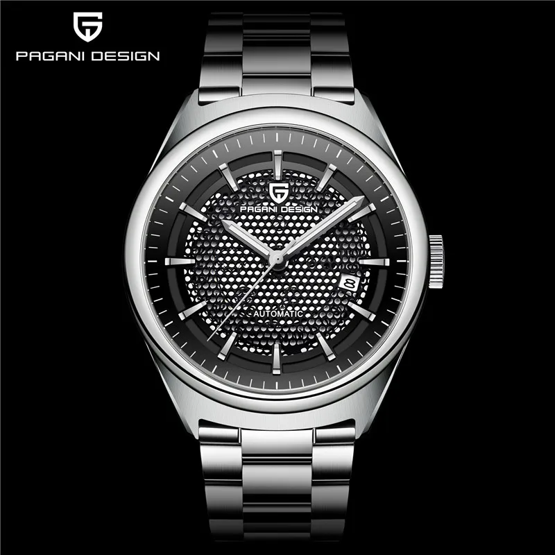 2018 new men's watch PAGANI luxury design brand new mechanical automatic fashion business men stainless steel watch Relogio Masc