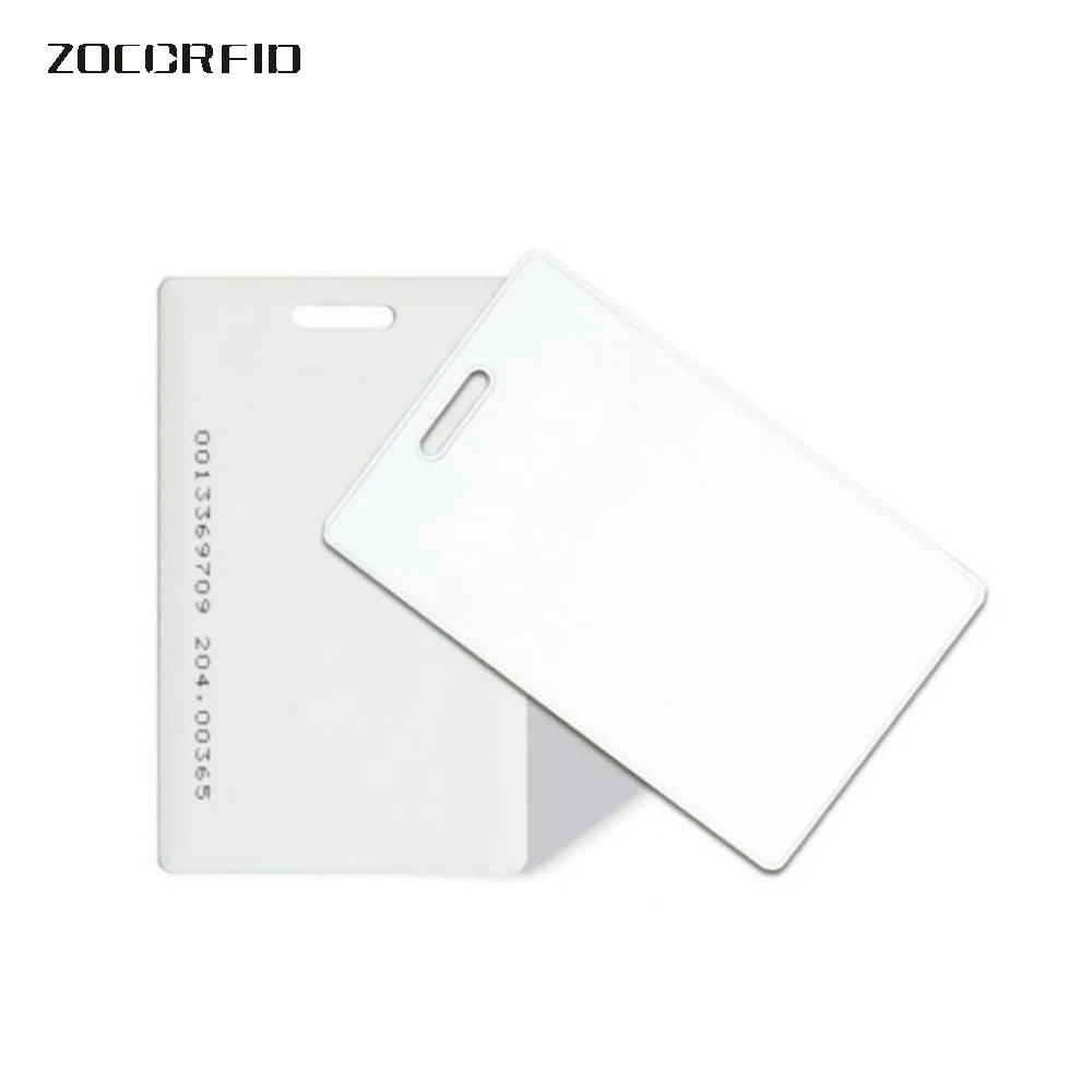 10pcs 125KHZ 1.8mm thick Long distance reader range EM ID Card use for rfid proximity 1M range card reader