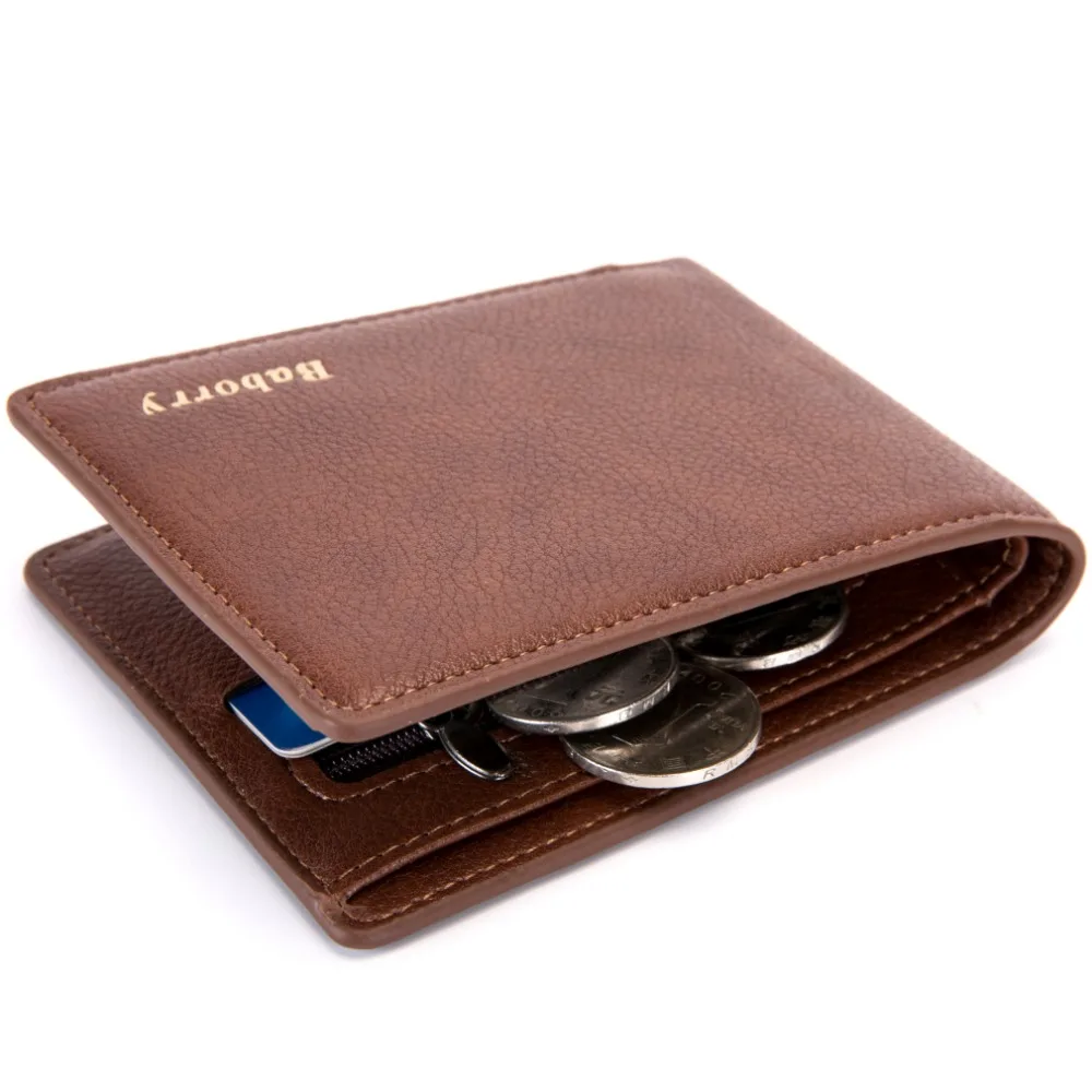 BABORRY Men Business Aluminum Cash ID Card Holder RFID Blocking Slim Metal Wallet Coin Purse Card Case Credit Wallet