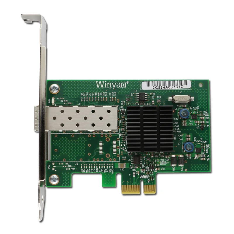 1Port Fibre Channel NIC Card PCI-E x1 Gigabit Ethernet Adapter JL82576EB Chipset