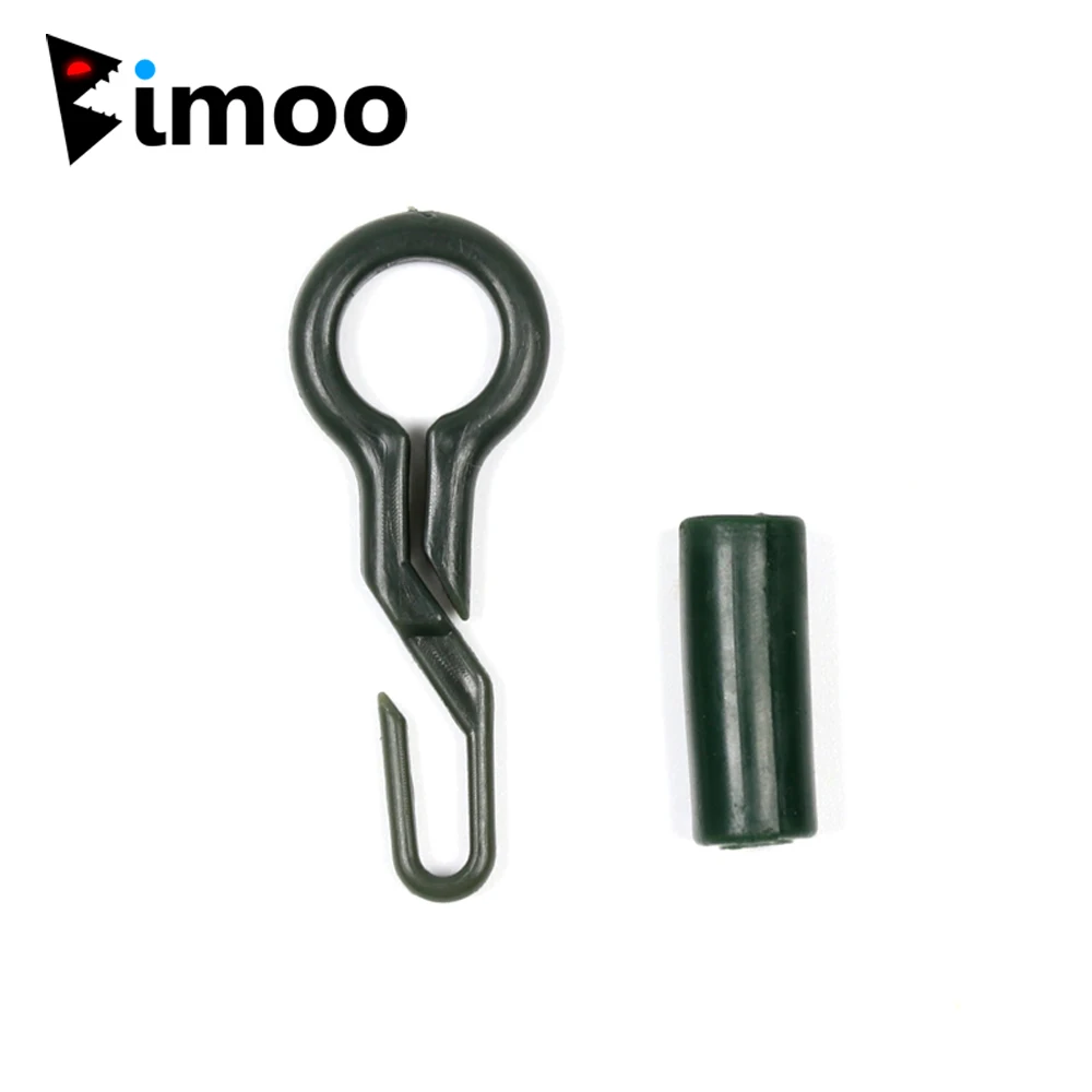 Bimoo 10pcs Camo Plastic Back leader Clip Downrigger Back Leader Clips Weight Sinker Holder Catfish Carp Fishing Terminal Tackle