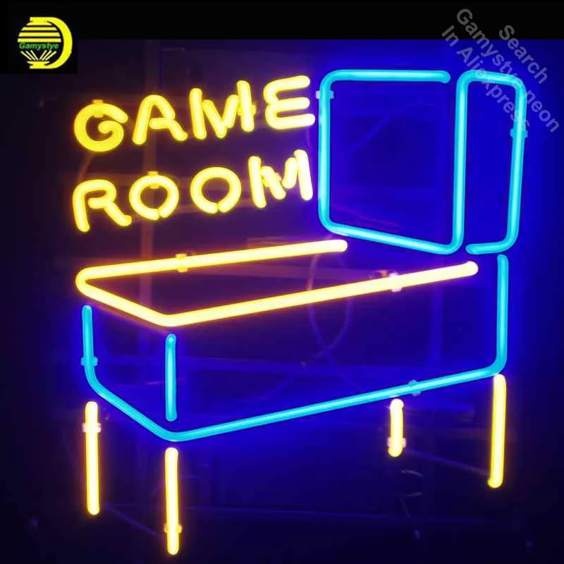 

Neon Signs for Arcade Funfairs in Droitwich Bingo Kids Play Neon bulb Sign Game Room Lamps Handcraft Glass Tubes Art Dropship