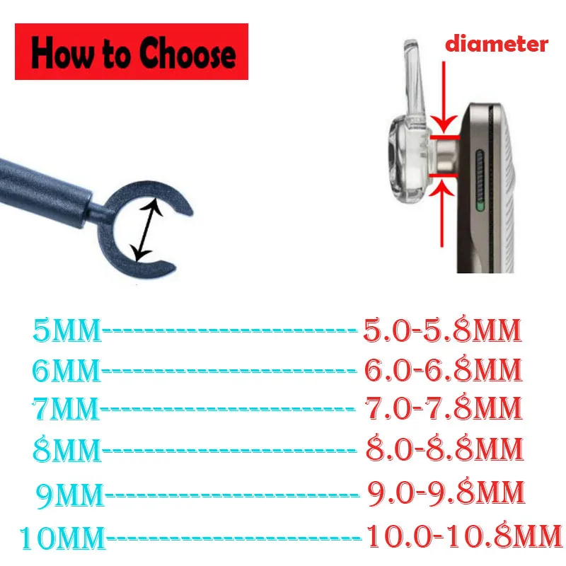 실리콘 소프트 블루투스 이어폰 이어훅 클립 헤드폰 스탠드, 스포츠 헤드셋, 이어훅 클램프 홀더, 이어루프 윙, 360 도 회전