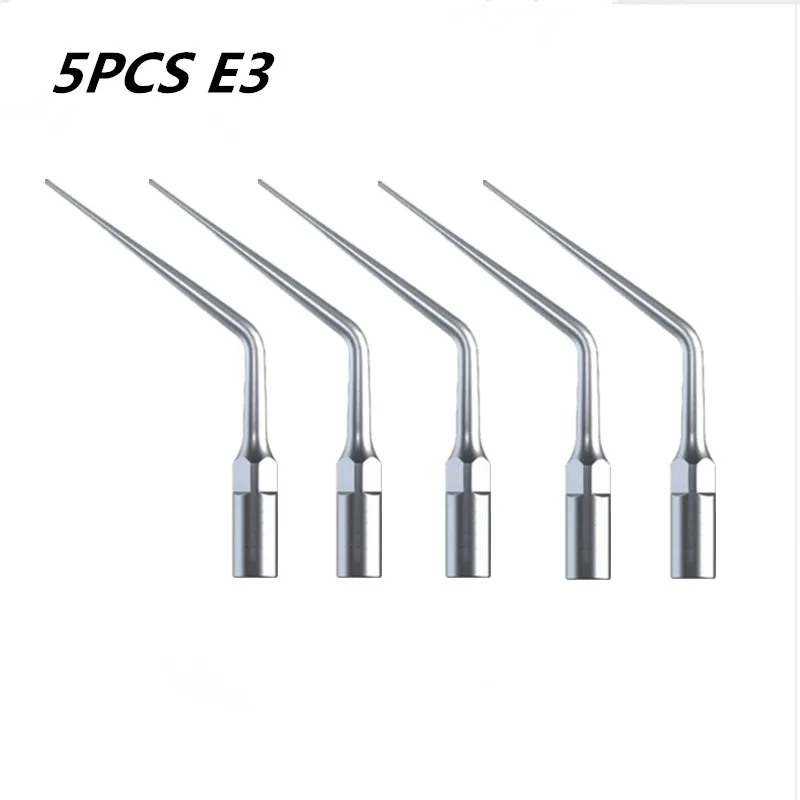 5PCS Dental Ultrasonic Scaler Tips E3 NEW Dental Ultrasonic Scaler 120 Endo tip compatible EMS/Woodpecker E3 US