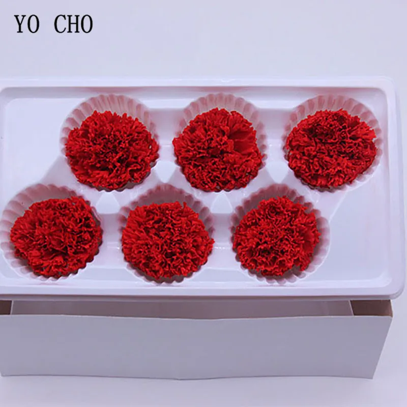 YO CHO  Dry Natural Fresh Preserved Rose Flower   Beauty and The Beast   Eternal Rose Head  Mother's Day Gift  High Quality