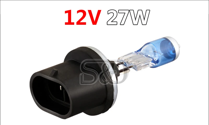 2pcs 880 890 PGJ13 Super Bright White Fog Halogen Bulb Bright Power 27W Car Head Lamp Light 12V parking car light source H27W/1