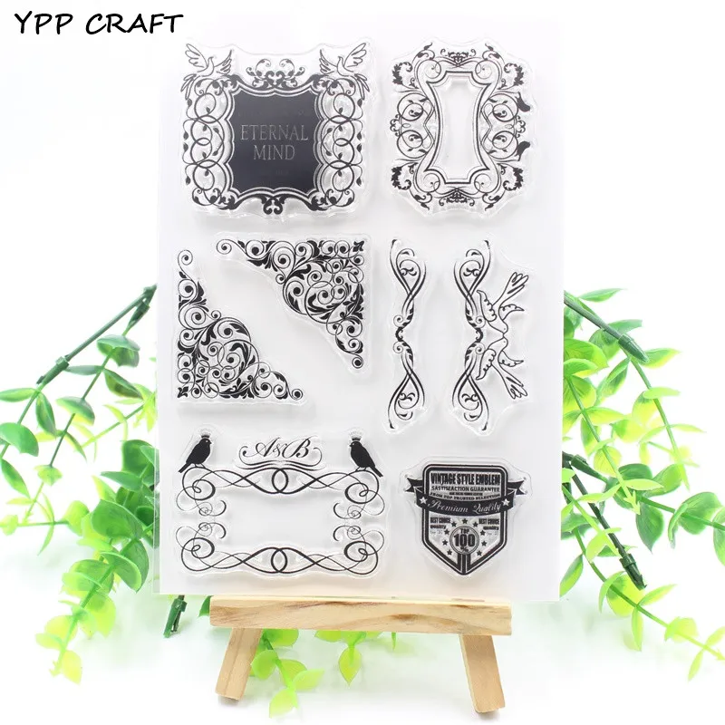 YPP CRAFT Eternal Mind Transparent Clear Silicone Stamps for DIY Scrapbooking/Card Making/Kids Fun Decoration Supply M40