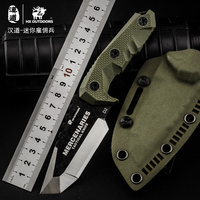 HX Outdoors Mercenary Survival Hunting Knife D2 Blade Fixed Blade knife Straight Tactical Camping Knives Multi Hand Tools