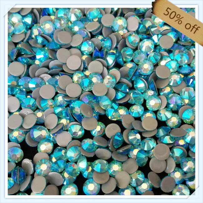 50%  off  super shiny  ss20 5mm AQUAMARINE AB color  with  1440 pcs each pack ; for dancing dresses  free shipping