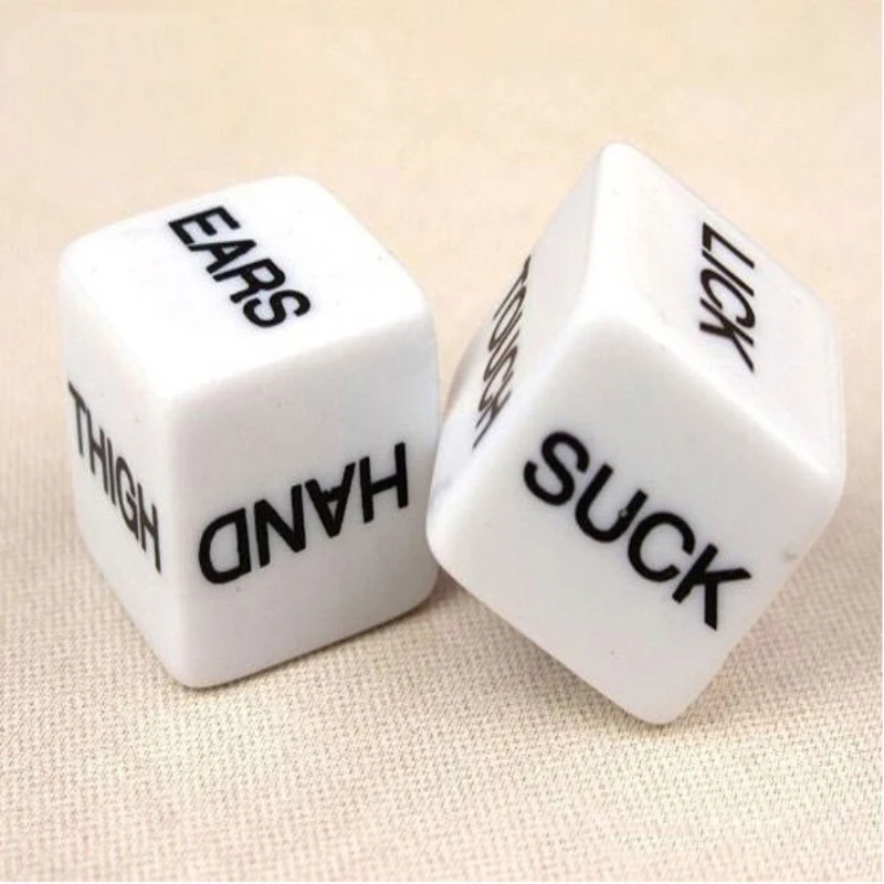 

2 PCS Funny Sex Dice Toy Romance Love Humour Party Gambling Adult Games Sex Toys Erotic Craps Pipe for Couples SM BDSM Sex Games