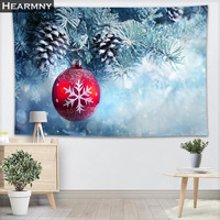 HEARMNY Merry Christmas Part Tapestry Wall Hanging Decor Wall Art Tapestry Home Decoration Camping Tent Travel Sleeping Pad