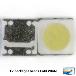 Bande lumineuse pour la réparation de la télévision LCD, 100 pièces, rétro-éclairage led avec diode électroluminescente, 3535 SMD, perles LED 6V-6.8V