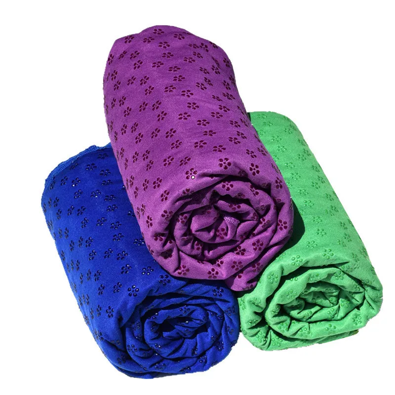 Microfiber Anti Skid Yoga Towel Fitness Exercise Pilates Workout Mat Cover Outdoor Picnic Blanket