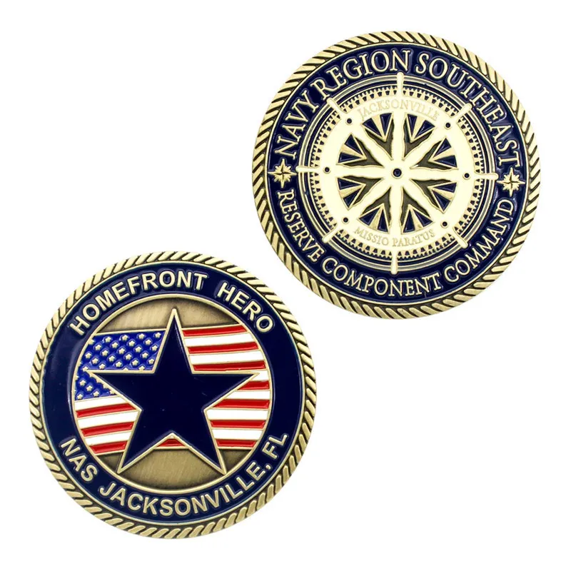 military coins cheap custom paint color coin fashion enamel plated gold coins