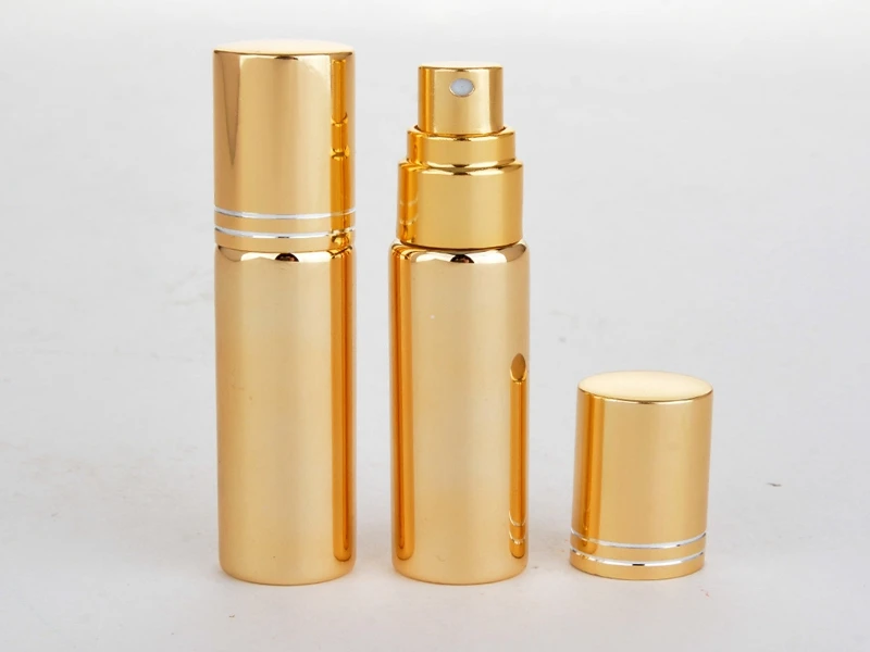 Brand new 500PCS 10ML Glass Refillable Perfume Bottle With Metal Spray&Empty Case perfume bottles atomizer glass perfume bottles