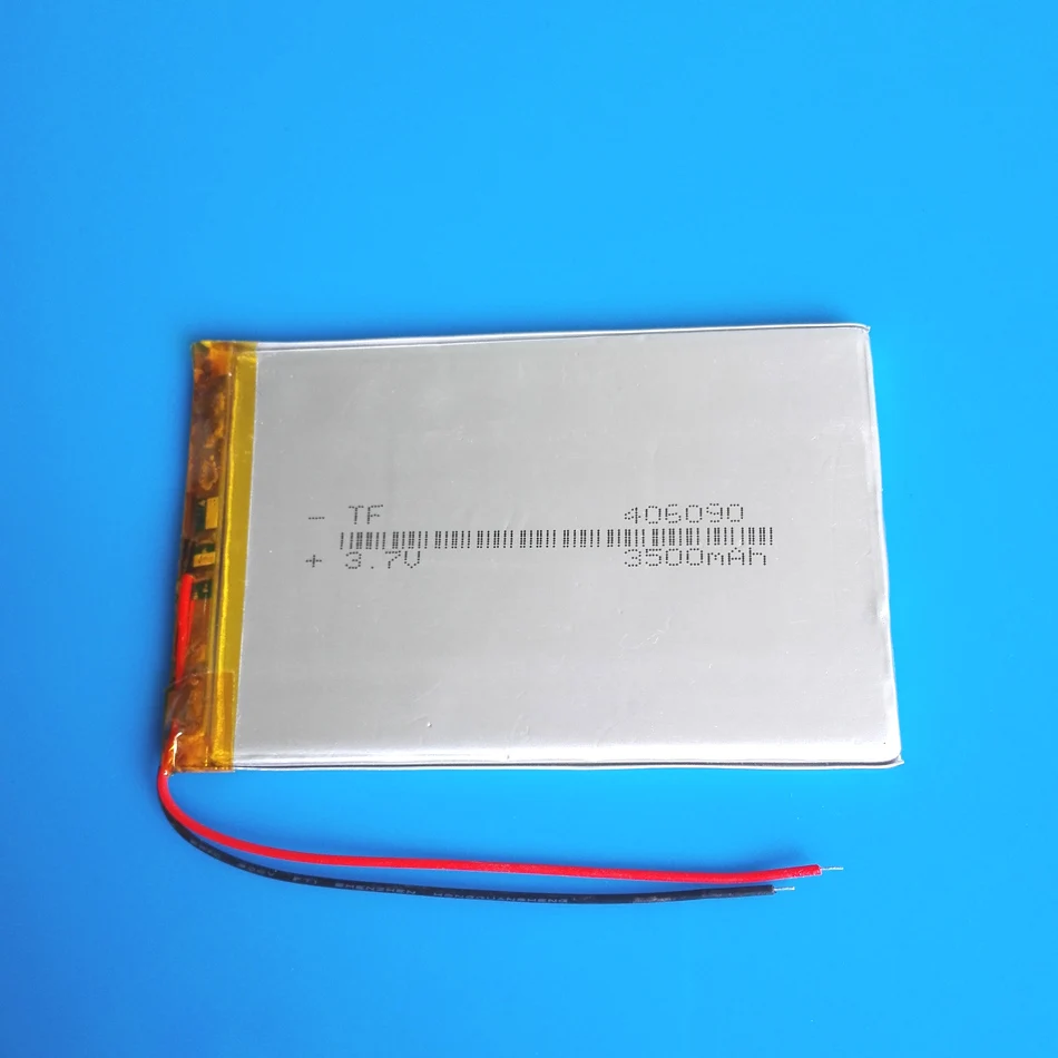 3.7V 3500mAh Lithium Polymer Lipo Rechargeable Battery For GPS DVD PDA PAD Power Bank E-book Camera Tablet PC Laptop 406090