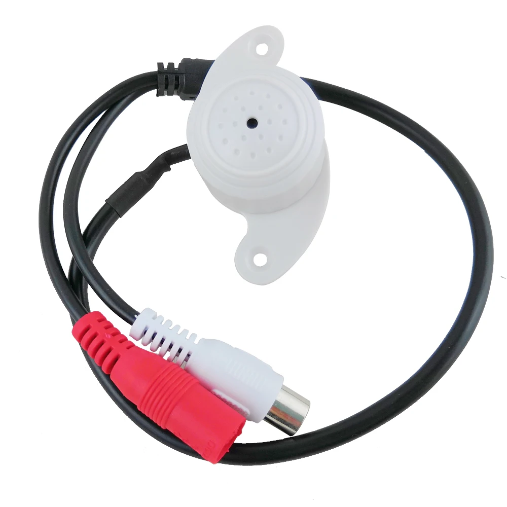 CCTV Microphone 100 Square Meters Monitoring Sound Audio Pick Up Device for Home Video Surveillance Security System