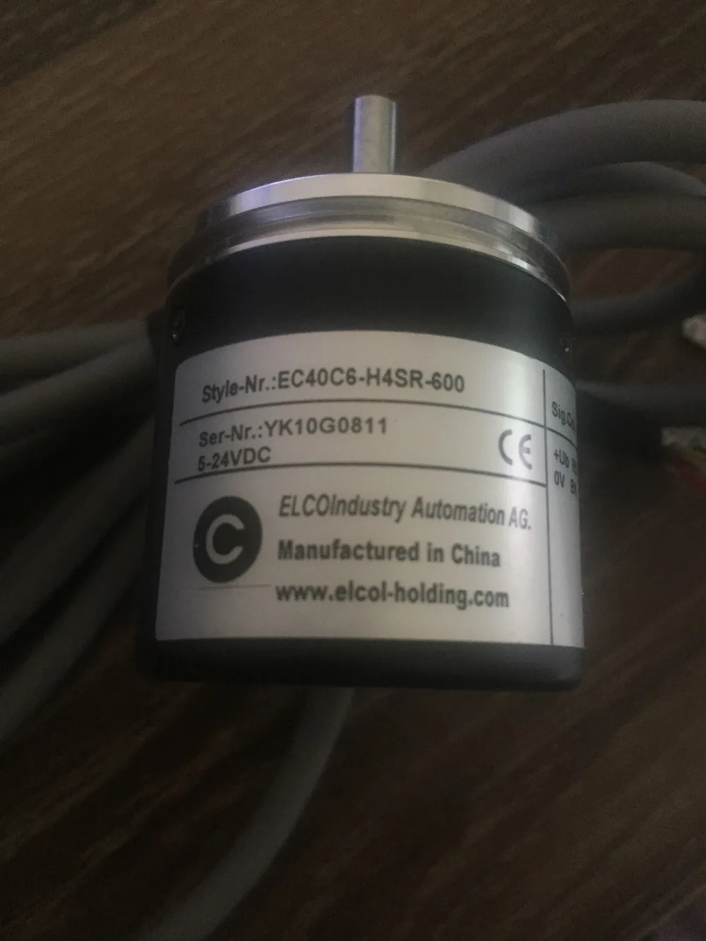 New EC40C6-H4SR-600 Elco rotary encoder 600 lines outside diameter 40mm   5-24V