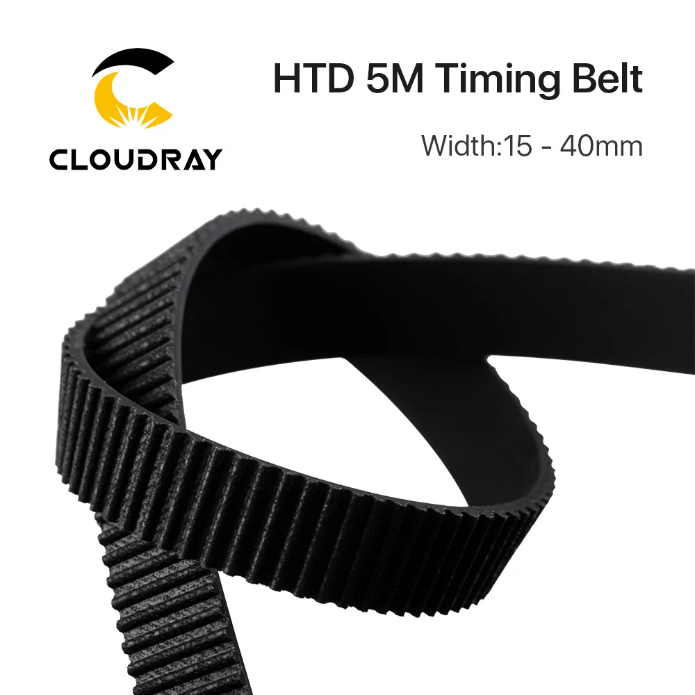 Cloudray HTD-5M Open Belt 5M Timing Belt 5M-15 20 25 30mm Polyurethane for CO2 Laser Engraving Cutting Machine