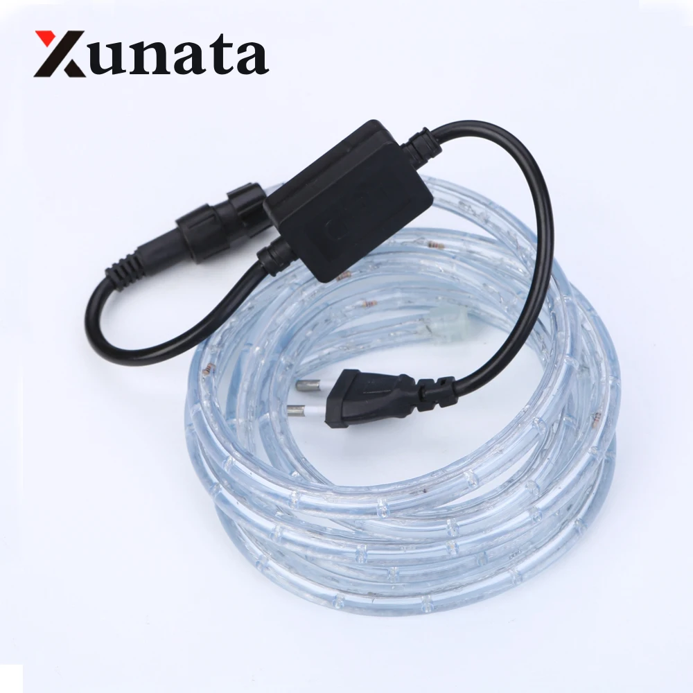 Round Two-wire LED Strip 220V Neon light 36LEDs/m Flexible LED Light Lamp Outdoor Christmas decoration light 1m 5m 20m 100m