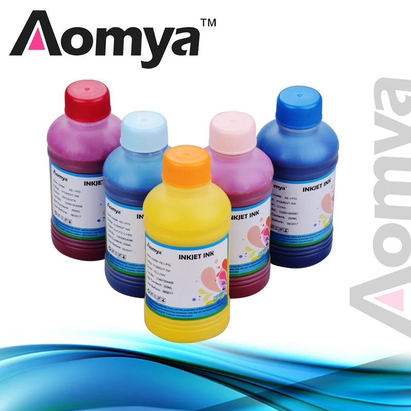 

[5C*250mL] Pigment ink For Canon iPF510 iPF610 iPF710 iPF605 iPF720 iPF500 iPF700 iPF600 iPF655 iPF650 iPF755 iPF750 Printer