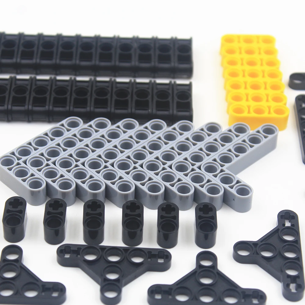 79pcs Model Building Blocks Bricks Bulk Pack MOC Technical Parts Set Kids Toy Studless Beams Frams Compatible with Lego 32526