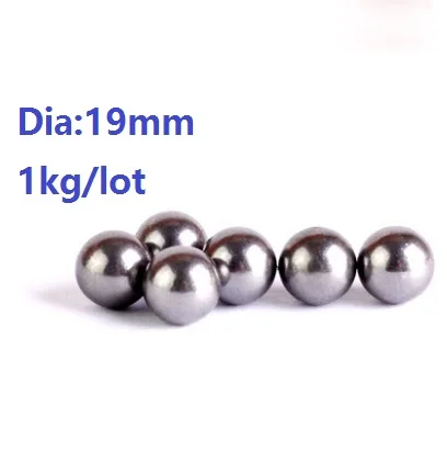 1kg/lot (35pcs) high quality steel ball Diameter 19mm high-carbon steel balls bearing G100 Dia 19mm