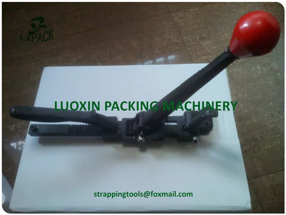 LX-PACK العلامة التجارية دليل التوتير و ختم التطبيق الموتر وسداده ل الصلب حزام مع ختم شقة جولة غير النظامية سطح