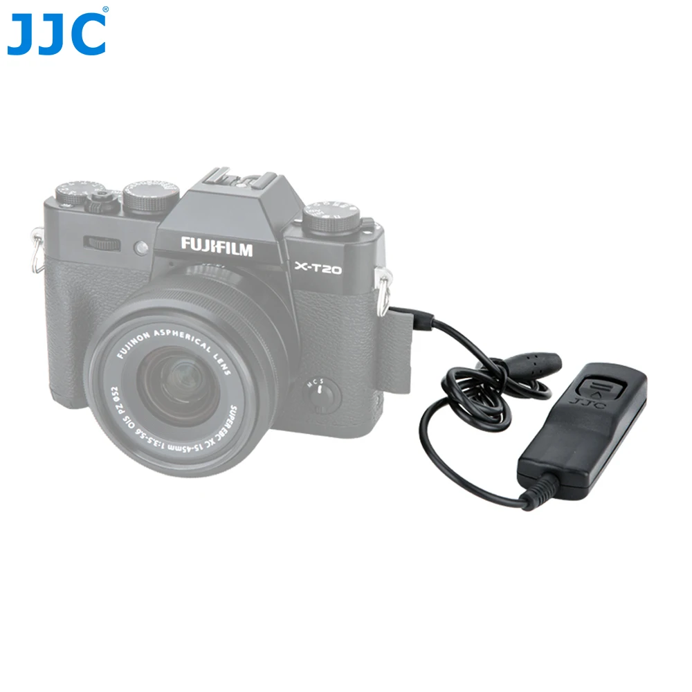 JJC RR-100 Cable Wired Shutter Release Remote Control for Fujifilm X100VI X-H2 X-T100 X-A7 XT100 XT4 XT3 XH1 XPro3 XPro2 XT30