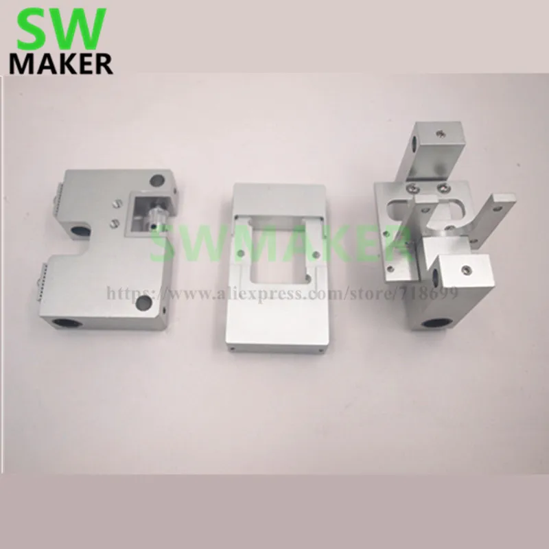 Aluminum X axis single Extruder Carriage RJ4JP-01-08 /8UU Y axis carriage kit For Replicator CTC Flashforge Upgrade kit