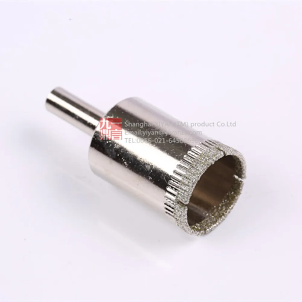 2pcs/lot diamond coated core bit 28mm dia for glass concrete marble tile ceramic hole cutting use hole saw kit from YIYAN