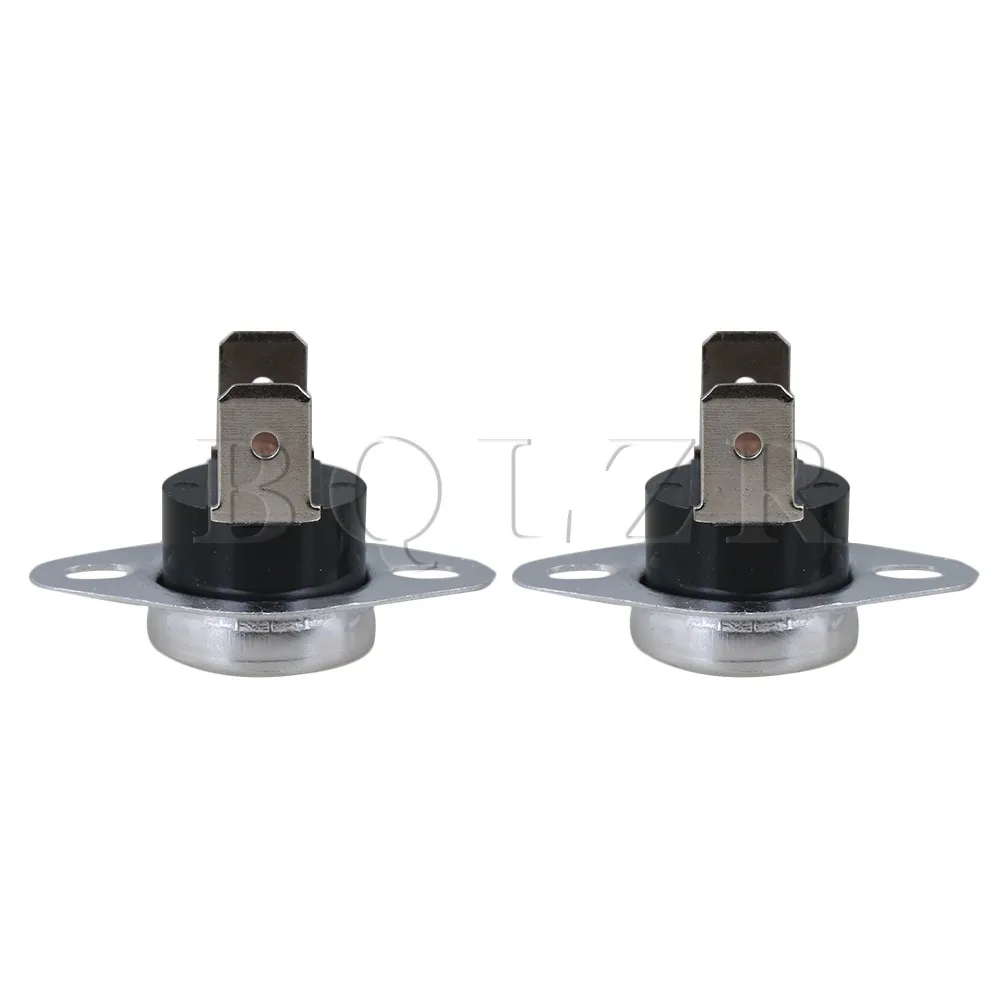 BQLZR 2PCS Silver Aluminum  Dryer Thermal Fuse Thermostat Replacement for Samsung DC47-00016A