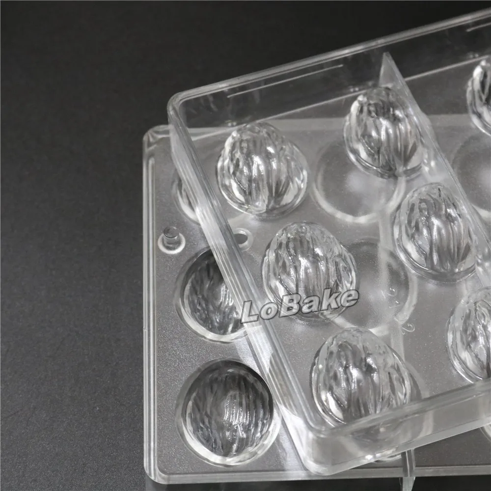 Moule à Chocolat 21 Cavités Diamant – Polycarbonate Transparent Anti-Adhésif – Idéal Chocolats, Bonbons, Gelées, Glaçons DIY (27 X 13,5 Cm)