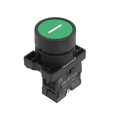 

ZB2-EA3311 NO Normally Open Green Sign Momentary Push Button Switch 22mm