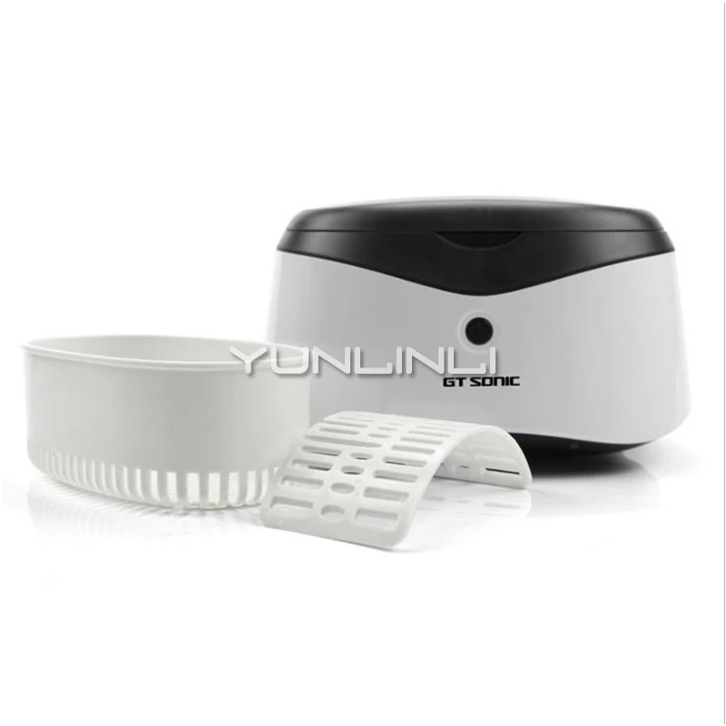 المنزلية بالموجات فوق الصوتية الأنظف نظارات/ووتش/كاذبة الأسنان/المجوهرات بالموجات فوق الصوتية آلة التنظيف البسيطة بالموجات فوق الصوتية غسل وحدة GT-F1