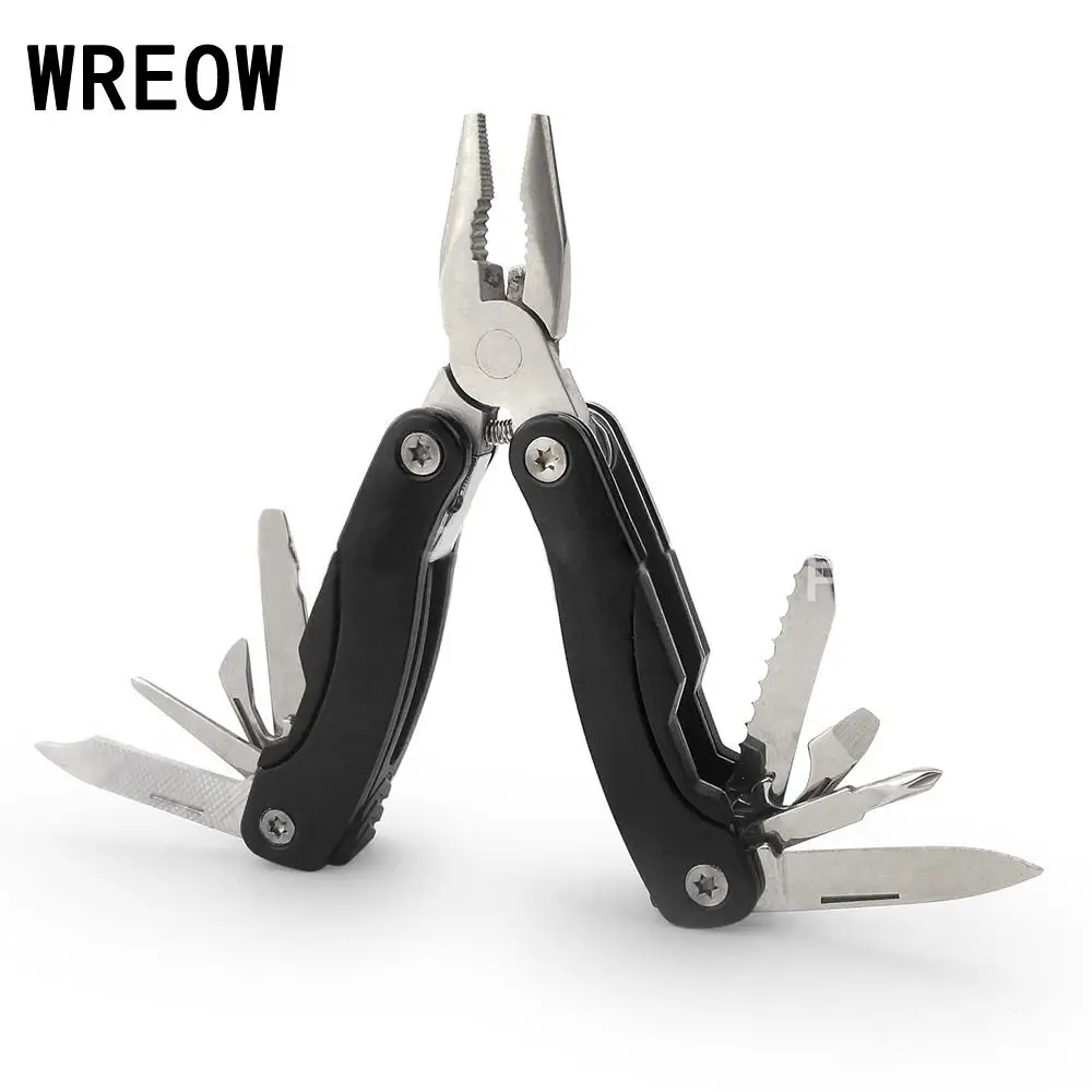 Multitool Folding Pliers Knife Screwdriver Opener Nail File Emergency Tool Portable Outdoor Hand Tools