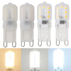 Lámpara LED G9 de 3W, minibombilla LED SMD2835, foco de araña, iluminación de alta calidad, reemplazo de lámparas halógenas de 30W, 110V y 220V