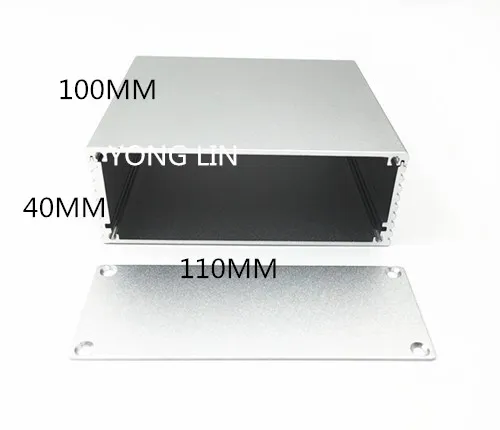 1PCS Aluminum shell/PCB aluminum box 110*40-100mm/DIY Router enclosure