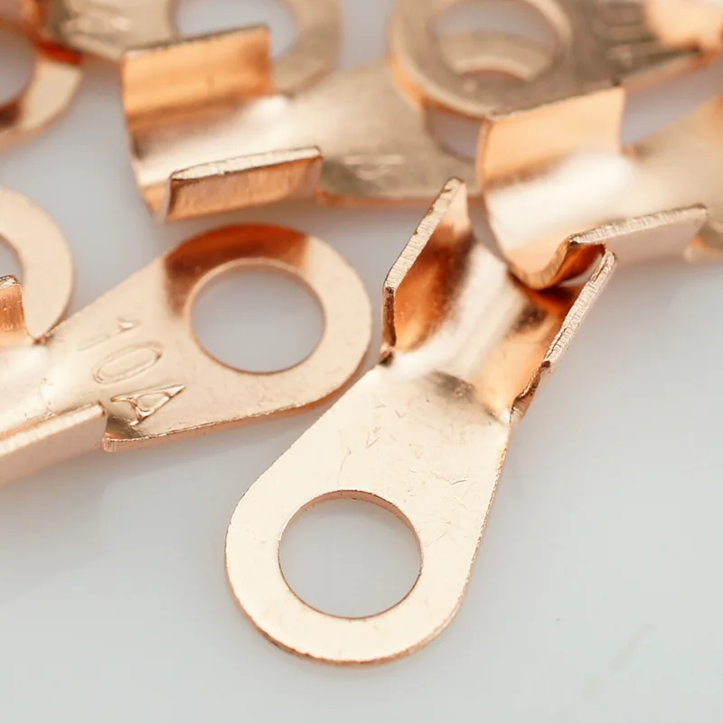 20 шт., обжимные клеммы для медных кабелей диаметром 5,2 мм