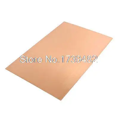 FR-4 Copper Clad Single Side PCB Laminate Board 300mm x 200mm x 2mm