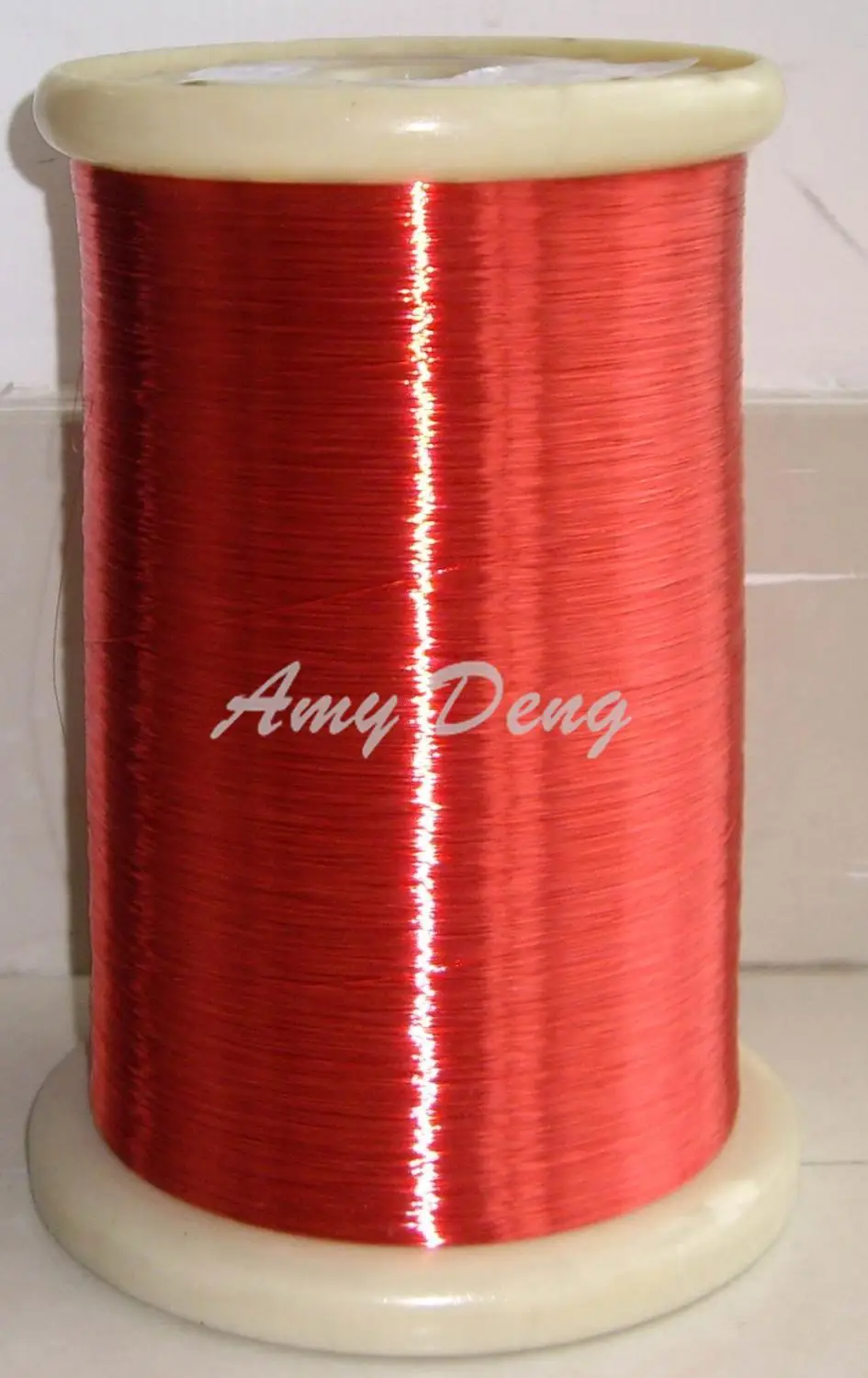 

5000meters/lot 0.12 mm red enameled wire polyurethane enamelled round winding wire QA-1-155