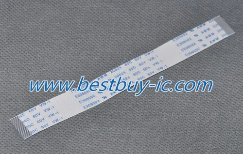 0.5mm Spacing + 80mm Length + 24Pin A / same direction line Soft wire FFC Flexible Flat Cable.24P-0.5A-80MM