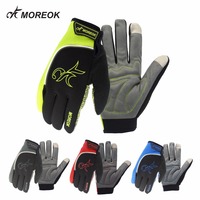 MOREOK Early Winter Gloves Sponge Pads Bike Gloves Sensitive Touchscreen Bicycle Gloves Autumn Cycling Gloves for Men Women