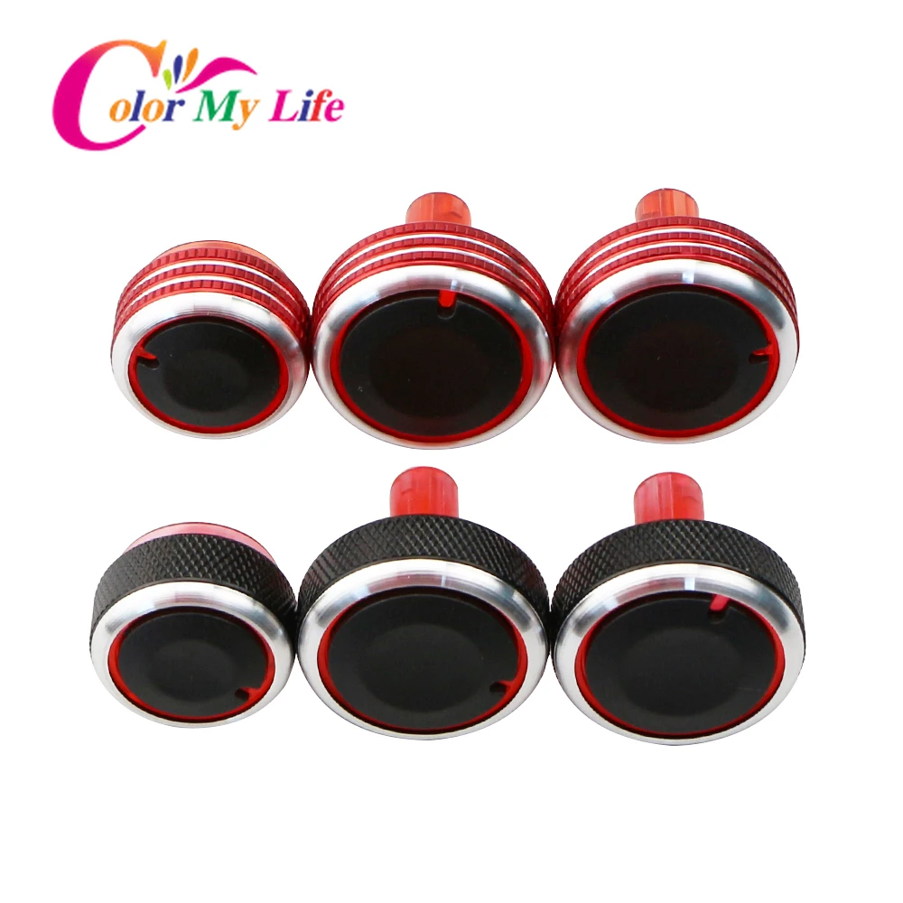 3 Pcs/set Air Conditioning Heat Control Switch AC Knob for Nissan New Sunny March 2011 - 2016 Car Accessories