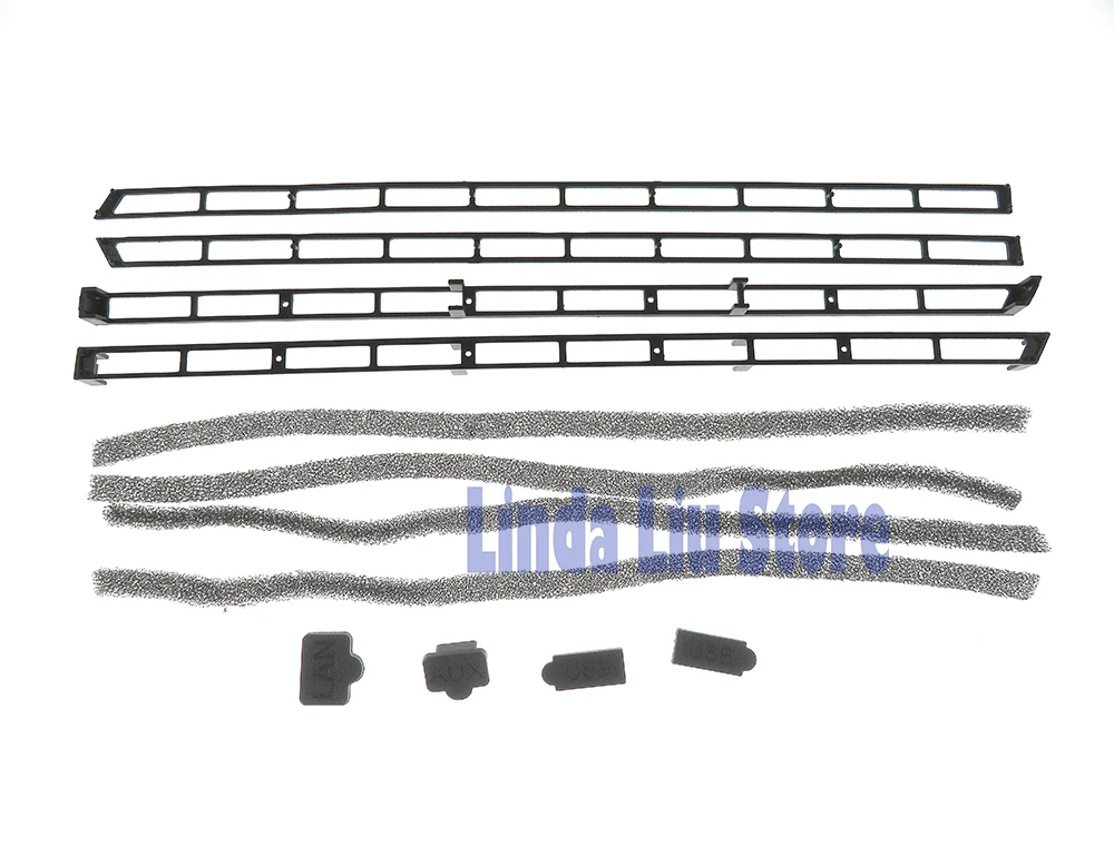 保護スクリーンプラグ,5個,ps4用の通気孔付きダストカバー