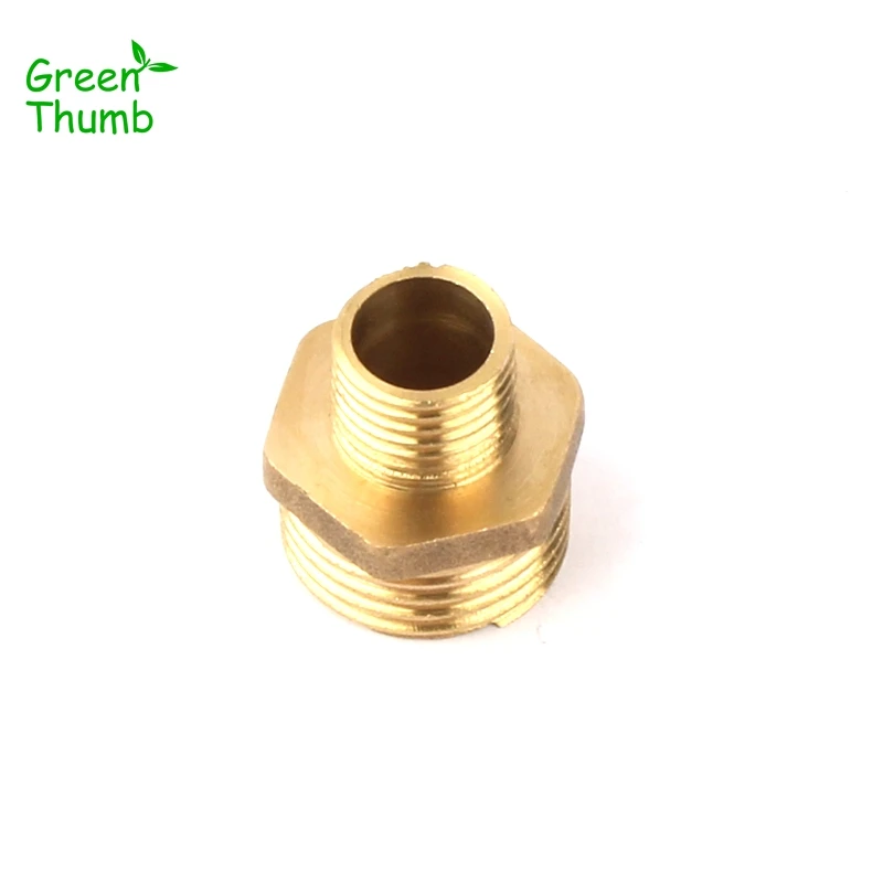 

4pcs 1/4 Inch to 1/2 Inch Male Thread Brass Straight Connector for Home Garden Irrigation High Quality Brass Fitting