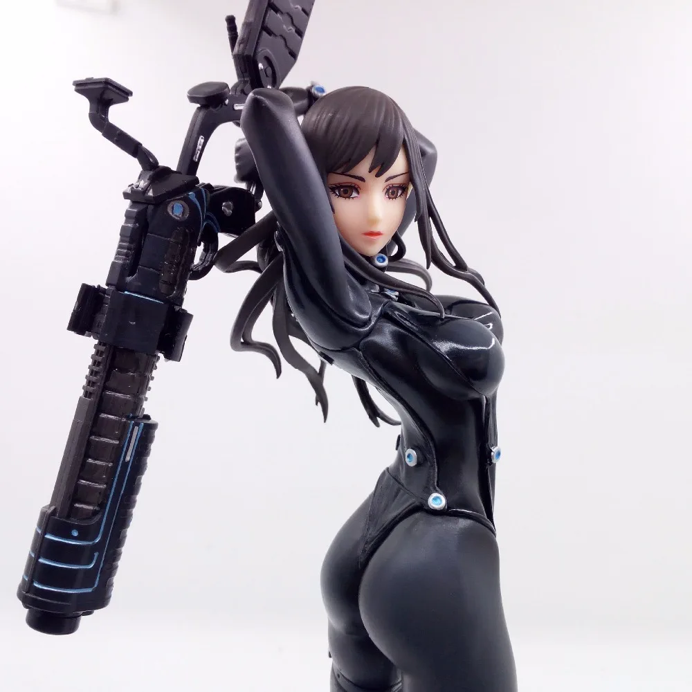 New 25cm Anime Gantz Shimohira Reika Xshotgun ver. PVC Action Figure Collectible Model Toy