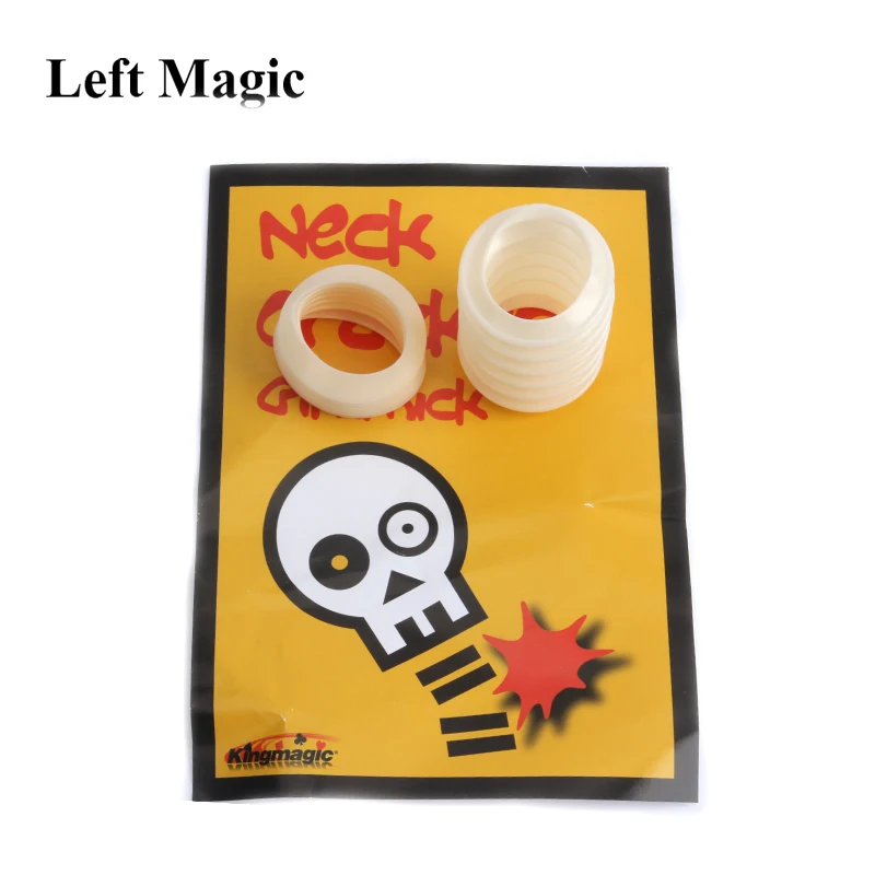 Comedy Clown Bone Cracker Magic Tricks 2 Pcs  Illusion Joke Prank Toy Halloween Close-Up Street  Magic Prop Magician Fun  Sound